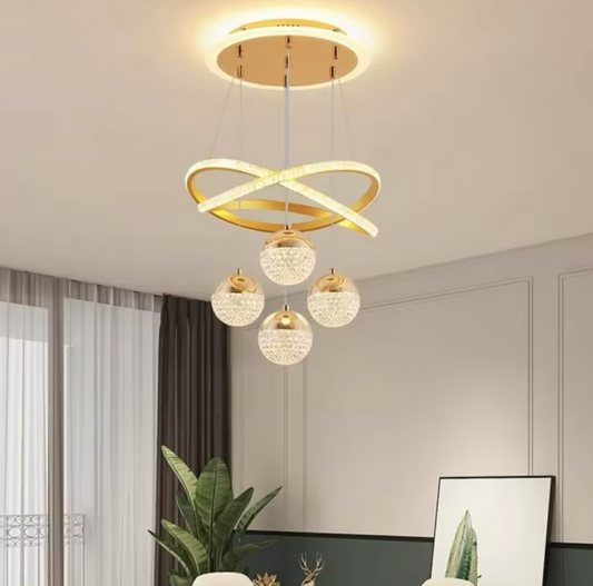 Lâmpada Pendente Luminaire Dourado