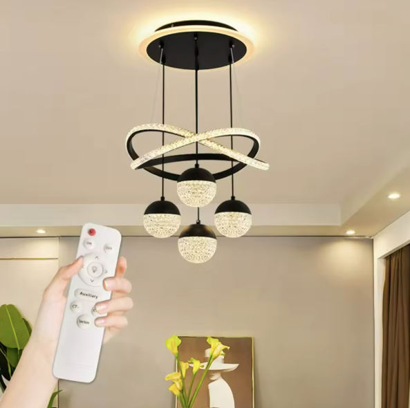 Lâmpada Pendente Luminaire Preto