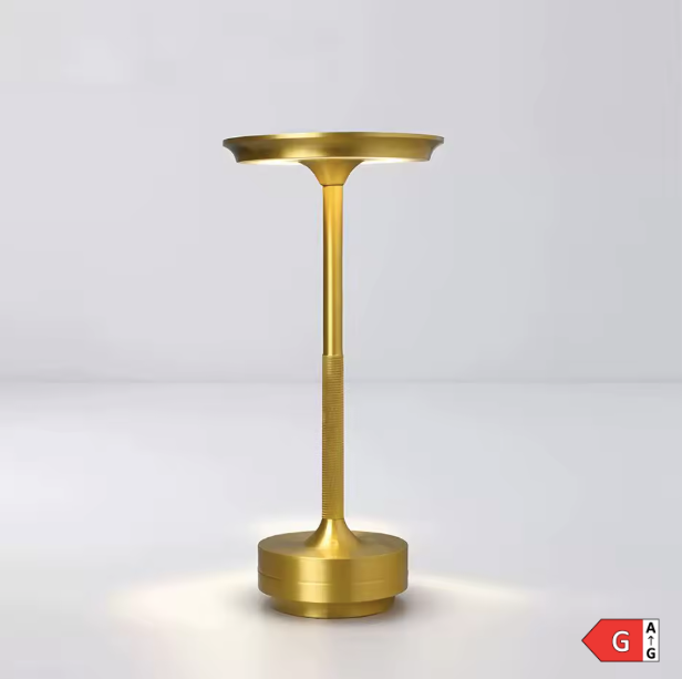 Lâmpada LED Alumínio Dourado